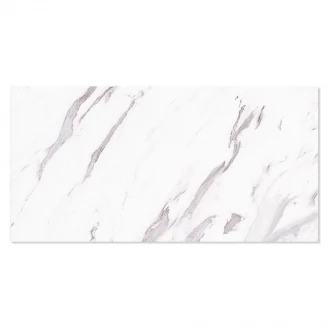 Marmor Klinker Alcamo Carrara Hvid Mat 33x66 cm-2